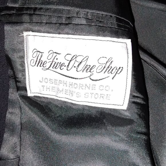 DANIEL HECHTER SPORT COAT BLAZER 100%WOOL GABARDINE NAVY 2-BUTTON 2-VENT SZ 40S - Picture 4 of 11